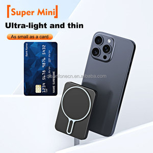 <span class=keywords><strong>Batterie</strong></span> externe magnétique sans fil en aluminium 5000 mAh, charge rapide 20W, affichage LED, ultra-mince, chargeur personnalisé OEM pour <span class=keywords><strong>iPhone</strong></span> - Product Image 3