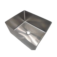 Bassin unique en acier inoxydable Équipements de cuisine Évier de bols à une seule cuvette pour hôtel Évier de restaurant commercial