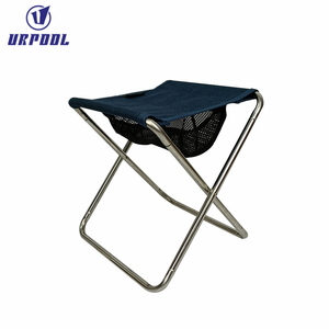 Camping <strong>Fold</strong> <strong>Up</strong> <strong>Stool</strong> Backpacking <strong>Stool</strong> Foot Rest Chair Travel Small Mini Folding Chair - Product Image 2