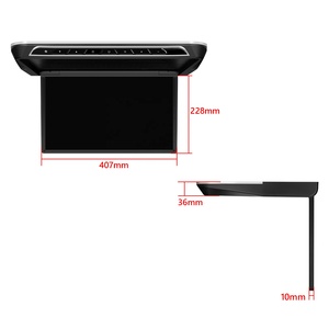 17.3 Inch Electric Motorized Android Car Roof Monitor Car <b>TV</b> Auto Flip Down Monitor with FHD Screen HD Input 2+32GB CE-XTRONS - Product Image 4