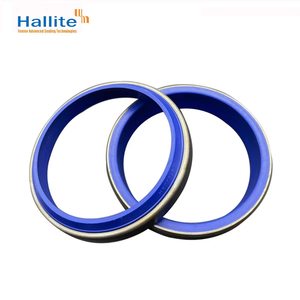 Guarnizione tergicristallo originale <span class=keywords><strong>Halite</strong></span> H860-6950150 45x57x7/10 T860 BLU in acciaio idraulico PU per la protezione dalla polvere - Product Image 1