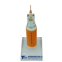 Cable NG-A(BTLY) 0.6/1kV 3x25+2x16mm2 con revestimiento de cobre y aluminio, resistente al fuego con LSZH, para circuitos industriales esenciales
