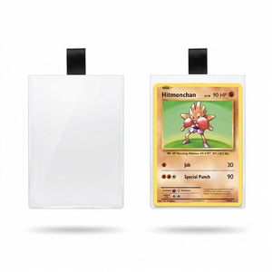 Fundas Protectoras Profesionales de Plástico Suave con Tirador, Fundas Ultra Transparentes para Tarjetas Deportivas y TCG - Product Image 1