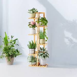 El soporte moderno de madera para plantas de interior Junji sostiene una variedad de plantas con capa de PE adecuada para oficinas de jardines pequeños <span class=keywords><strong>en</strong></span> terrazas - Product Image 6