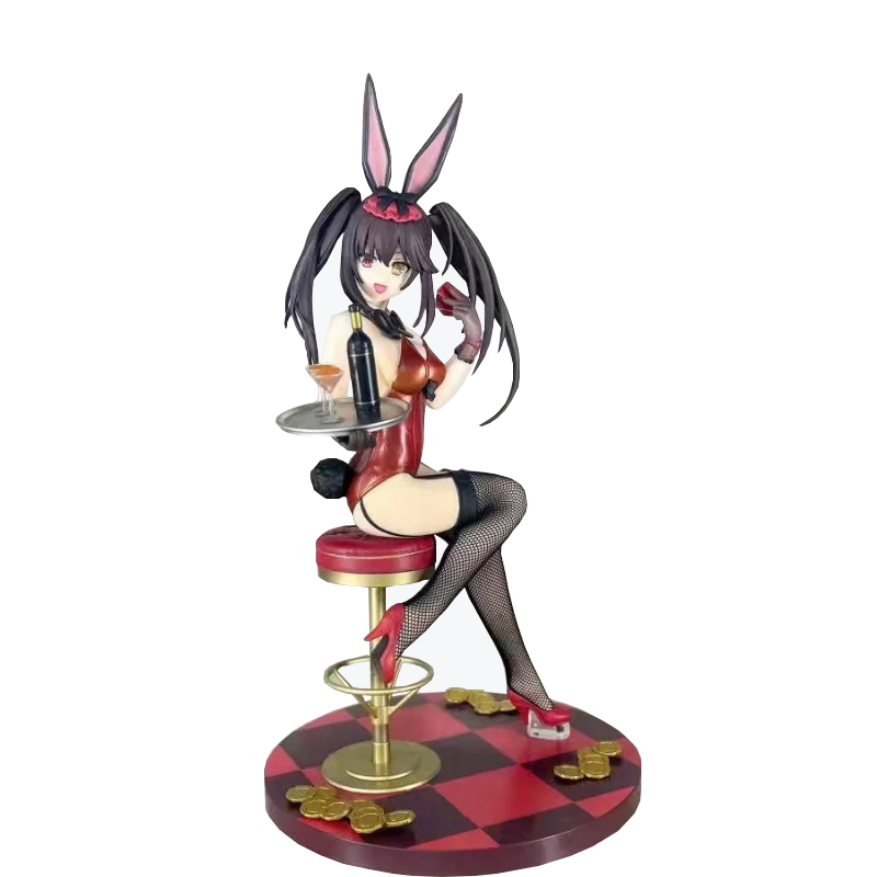 Xinnice Blue Archive Anime Girl Aciton Figure, Asuma Toki Figure, 25 cm, Blue Bunny Girl Model, PVC Standing Statue, Desktop Decoration Collection, Birthday, Anime Fans