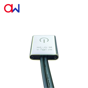 DC12V 24V สวิตช์เซ็นเซอร์หรี่ไฟแบบสัมผัส ตัวควบคุมการหรี่ไฟแบบสัมผัสเปิด-ปิด สำหรับตู้เสื้อผ้า ไฟแถบ LED - Product Image 4