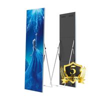 Écran LED CJ Max ultra-fin P1.8 P2.5 640*1920mm pour affichage publicitaire, mur vidéo portable d'intérieur pour centres commerciaux et aéroports