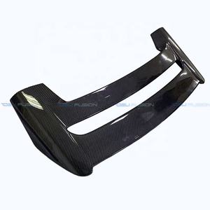 Para Honda Civic Type-R FK7 FK8 MUG con hoja de fibra de carbono en el alerón de cola de pato de techo medio - Product Image 5
