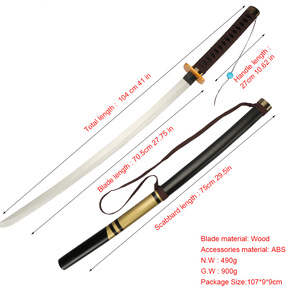 Épées Katana personnalisées <span class=keywords><strong>Rimuru</strong></span> Tempest Cosplay jouet épée - Product Image 6
