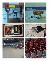 Palans électriques portables d'atelier 12m 20m à câble métallique, moteur en cuivre pur, protection contre les surcharges, vente en gros
