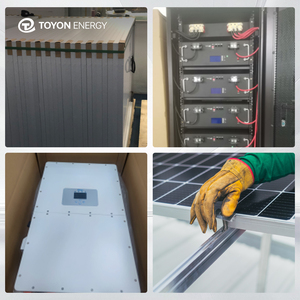Sistema de Energía Solar Fotovoltaica Todo en Uno Toyon de 80KW con Diseño Libre, Kit Completo con Batería de Iones de Litio de 51.2V 314Ah 3.2V, Stock Europeo TY80KW- - Product Image 5