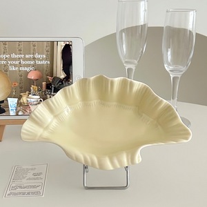 Plato <span class=keywords><strong>de</strong></span> Cerámica Desechable, <span class=keywords><strong>Diseño</strong></span> Coreano, Color Crema, Elegante y Encantador, 8 Pulgadas, Ideal <span class=keywords><strong>para</strong></span> Regalos - Product Image 5