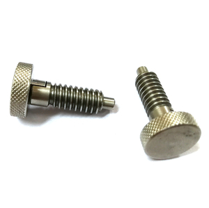 Núm có khía khóa thanh ren tay có thể thu vào mùa xuân pit tông - Product Image 3