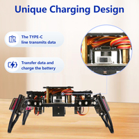 Kits de Robots Araña ACEBOTT para Educación STEM con Tutorial de Programación y Codificación, Kit Electrónico de Robot DIY con WIFI ESP8266 y APP para Arduino