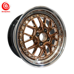 Jantes personnalisées 6061 t6 forgées couleur bronze brun 4x100 <span class=keywords><strong>16</strong></span> <span class=keywords><strong>pouces</strong></span> pour <span class=keywords><strong>bbs</strong></span> - Product Image 1