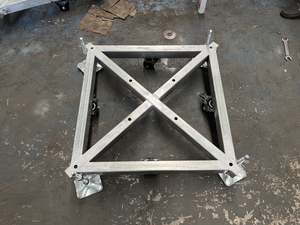 ट्रस सिस्टम को उठाने के लिए प्रकाश प्रदर्शन के साथ एल्यूमीनियम नया डिजाइन फैशन शो स्टेज व्हील बेस - Product Image 4