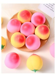 Peach Pinch Music Anti-Stress Plastic Toy Internet Celebrity Hot Release Slow <b>Rebound</b> Office Stress Relief Tool - Product Image 6