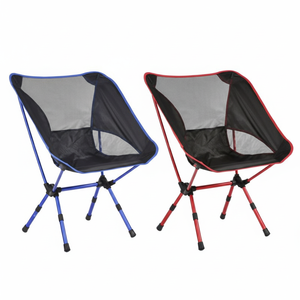 Sedia da Campeggio Regolabile in Alluminio con Borsa, Design Pieghevole per Esterni - Product Image 1