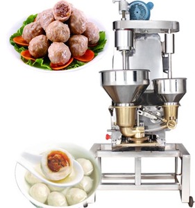 เครื่องทำลูกชิ้นอัตโนมัติขนาดเล็ก พร้อมมอเตอร์และลูกปืน ผลิตได้สูง 400 ชิ้น/นาที 220V/380V สำหรับลูกชิ้นยัดไส้ - Product Image 3