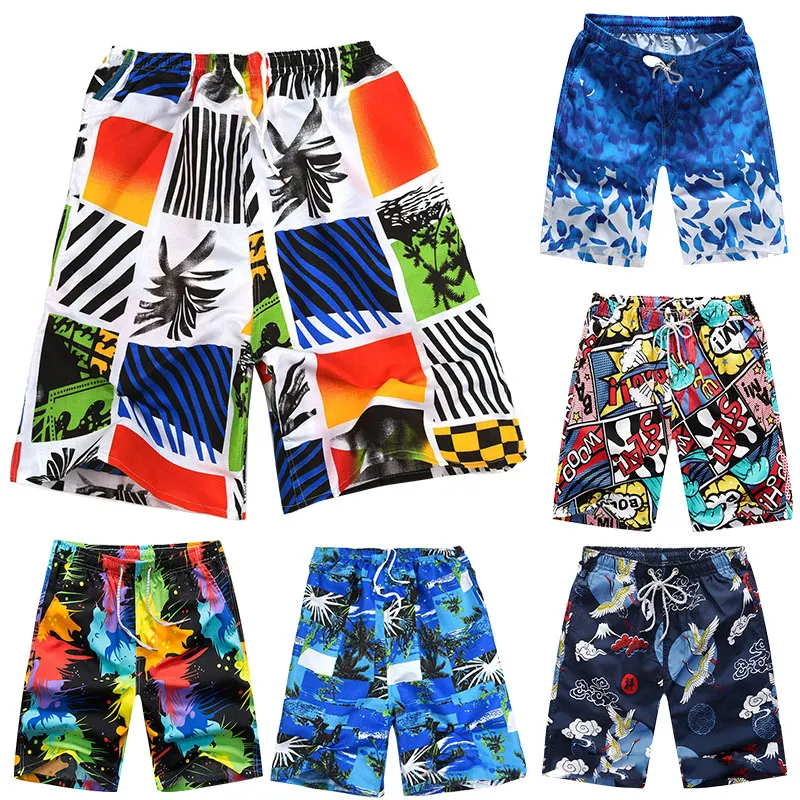 Custom Design Quick Dry Men's Beach Shorts 10 Colors Printing Swim Trunks Fashion Swimwear Men's Swimming Shorts