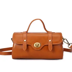 2023 डिजाइनर लक्जरी ढोना बैग महिलाओं ठोस रंग चमकदार असली लेदर महिलाओं के हैंडबैग देवियों साइड बैग