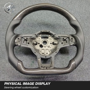 Volant sport en fibre de carbone Memalonania avec poignée de <span class=keywords><strong>35</strong></span> mm pour Volkswagen CC MAGOTAN <span class=keywords><strong>Golf</strong></span> <span class=keywords><strong>6</strong></span> 7 Lamando Passat <span class=keywords><strong>GTI</strong></span> - Product Image 3