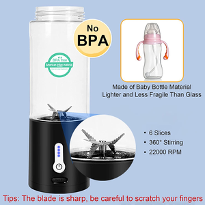 Ligkevan botol pengaduk Protein 530ML 4000mAh <span class=keywords><strong>Blender</strong></span> Harga Bersaing Juicer listrik USB isi ulang <span class=keywords><strong>Blender</strong></span> Juicer portabel - Product Image 4