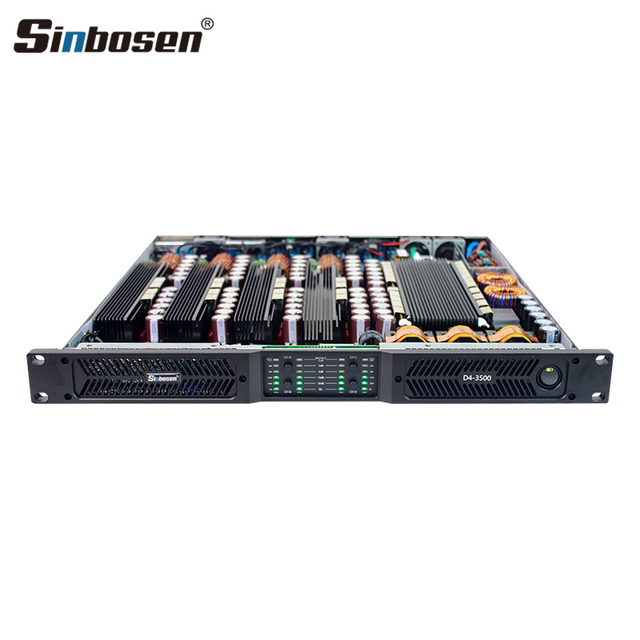D4-3500 Amplifier Professional Audio 1u Digital 3500 w Power Amplifier 4 Channel