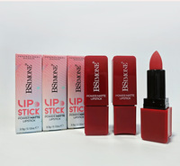 Rouge à lèvres hydratant mat aux ingrédients chimiques, texture lisse et vaporisante, ne colle pas au rebord du gobelet, ne se décolore pas facilement, idéal pour les baisers.