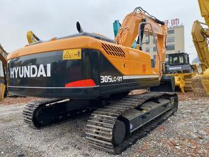 Hyundai 305lc-9t 220-9s Heavy 30ton Excavadora de segunda mano Retroexcavadora hidráulica de 30 toneladas Excavadora Hyundai usada - Product Image 3
