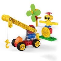 Kits de blocs de construction 10 en 1, 42 pièces, jouets éducatifs STEM, apprentissage de la construction, ingénierie, préscolaire, tout-petits, ensemble de construction en briques