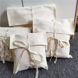 Cotton <b>Envelope</b> Gift Packaging Cloth Dust Bag <b>White</b> Luxury Jewelry Cosmetic <b>Envelope</b> Dust Bag Organic Recycled Cotton Dust Bag - Product Image 6