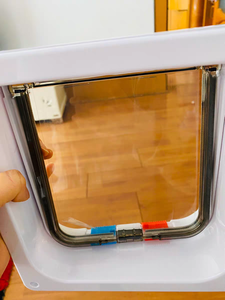 Puerta de vidrio deslizante para mascotas, barrera automática para perros y gatos - Product Image 3