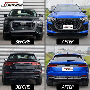 Conversion de modification automatique de l'ancien au nouveau kit de carrosserie pour <span class=keywords><strong>Audi</strong></span> <span class=keywords><strong>4M</strong></span> 2018-2025 <span class=keywords><strong>Q8</strong></span> mise à niveau vers l'assemblage de pare-chocs de style 2025 RSQ8 - Product Image 2
