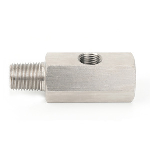 ตัวต่อเทอร์โบชาร์จเจอร์สแตนเลส NPT1/4 NPT1/8อะแดปเตอร์เซ็นเซอร์แรงดันน้ำมันสำหรับรถยนต์ดัดแปลง - Product Image 2