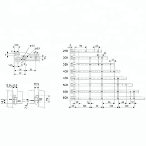 <span class=keywords><strong>Euro</strong></span> sơn tĩnh điện ngăn kéo trượt con lăn ngăn kéo thanh trượt phun Ngăn kéo trượt - Product Image 3