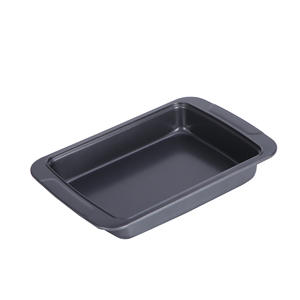 <span class=keywords><strong>Molde</strong></span> para Pastel <span class=keywords><strong>de</strong></span> Acero al Carbono, Bandeja para Hornear, Antiadherente, con Asa, Color Negro, Venta Directa <span class=keywords><strong>de</strong></span> Fábrica - Product Image 2