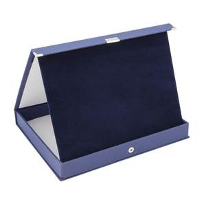 Boîte à plaques de poche TNT bleue 23x19 cm pour le rangement de bijoux - Product Image 1