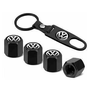Bouchons de valve de pneu Kia, 4 pièces, avec porte-clés antivol pour roue - Product Image 5