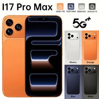 Smartphone I17 Pro Max 16 Go + 1 To, batterie de 8000 mAh, fréquence de rafraîchissement de 120 Hz, écran OLED HD de 7,3 pouces, meilleur appareil photo, 5G Android
