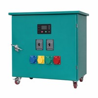 Panneau de synchronisation automatique ASP personnalisé 50kVA-500kVA, réponse 200ms, partage de charge, réduction de crête, armoire de synchronisation de générateur IP54