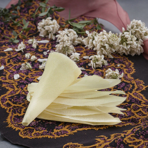 Vente en gros de collations personnalisées aigres épicées salées crêpes tunisiennes en <span class=keywords><strong>brique</strong></span> feuilles de pâtisserie halal pour adultes enfants emballés dans des sacs - Product Image 3