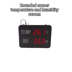 Hiệu suất cao góc nhìn rộng <span class=keywords><strong>LCD</strong></span> hiển thị tròn cho nhà kính lạnh nhiệt độ phòng độ ẩm Board đồ họa hiển thị - Product Image 2