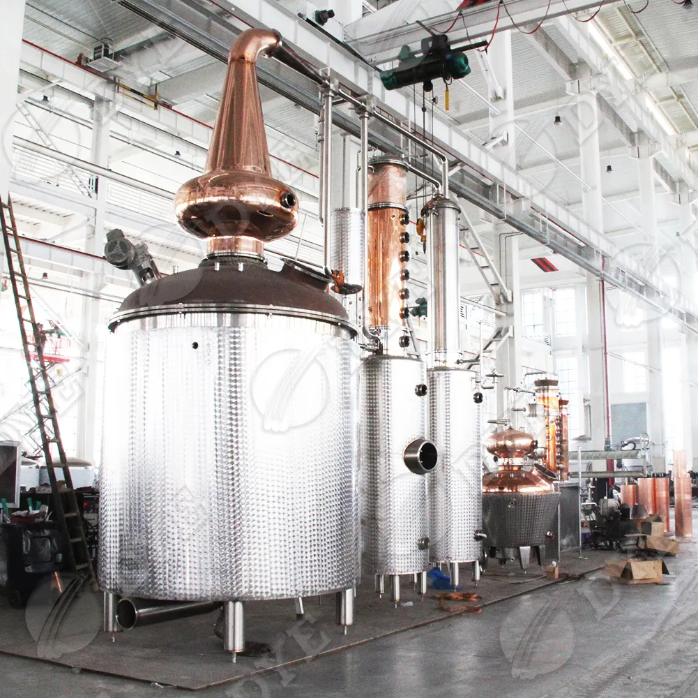 DYE 500L ethanol machine make industrial alcohol distillation equipment