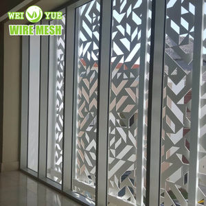 Placa de Parede Cortina de Alumínio com Corte CNC, Painel Mashrabiya Árabe, Arquitetura, Chapa Metálica Perfurada para Cerca - Product Image 4