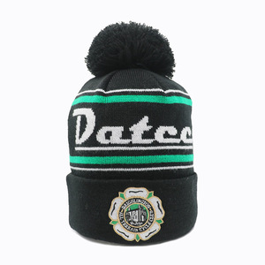 Vente flash - Bonnet en tricot OEM avec logo brodé personnalisé, acrylique de haute qualité, chaud, en gros, pour l'hiver, unisexe - Product Image 5
