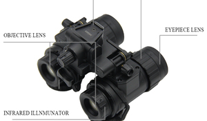 กล้องส่องทางไกล JIMNVT คุณภาพสูงสำหรับ PVS-31 P43 FOM1600 กล้องมองกลางคืนแบบสองหลอด PVS-31 ความละเอียดสูง 55-64lp/mm สำหรับภาพที่คมชัด - Product Image 5