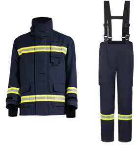CE Metallurgy Industry Ripstop Multi-layer Firefighting Uniforms
