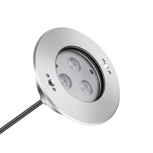 <span class=keywords><strong>Luminaire</strong></span> LED encastré pour piscine, <span class=keywords><strong>extérieur</strong></span>, IP68, acier inoxydable 316, blanc chaud, encastré, rond, pour terrasse, éclairage souterrain - Product Image 6