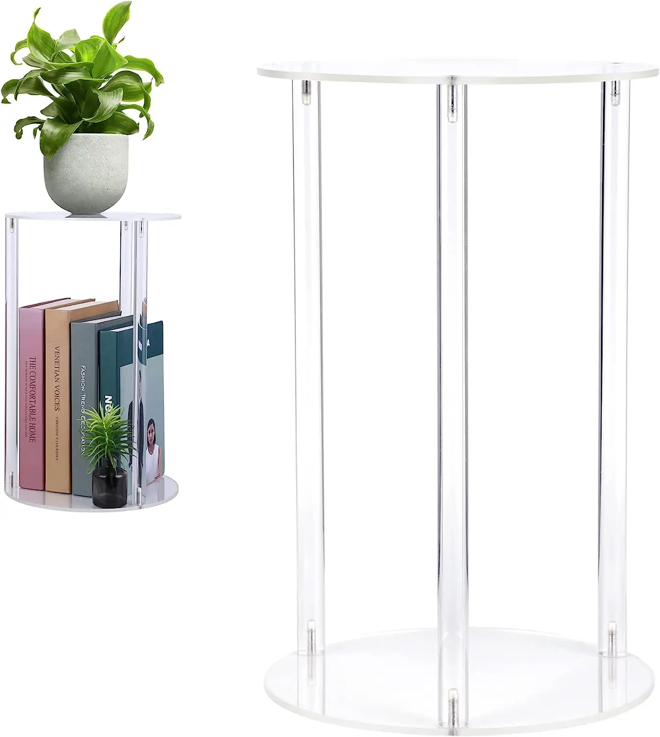 Adequado para interior e exterior planta suporta acrílico vasos de flores decorações do casamento salas terraços jardim